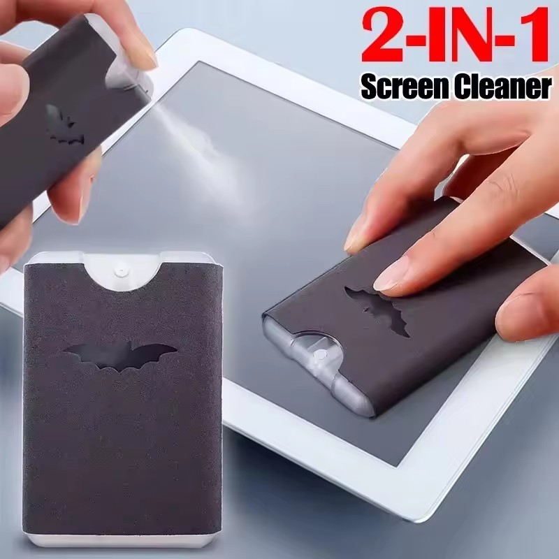 Screen Cleaner Spray - Set Botol Semprot Pembersih Layar Mikrofiber