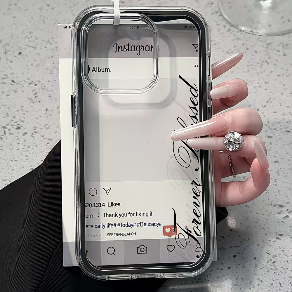 X Phone Accessories - Casing HP Forever Blessed Simple Clear