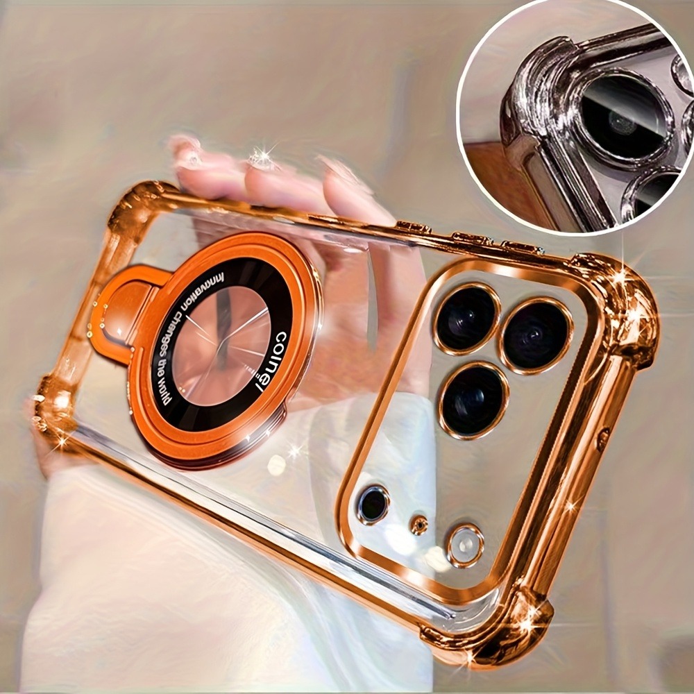 Phone Accessories Popsocket - Casing Ponsel Lapisan Mewah untuk iPhone