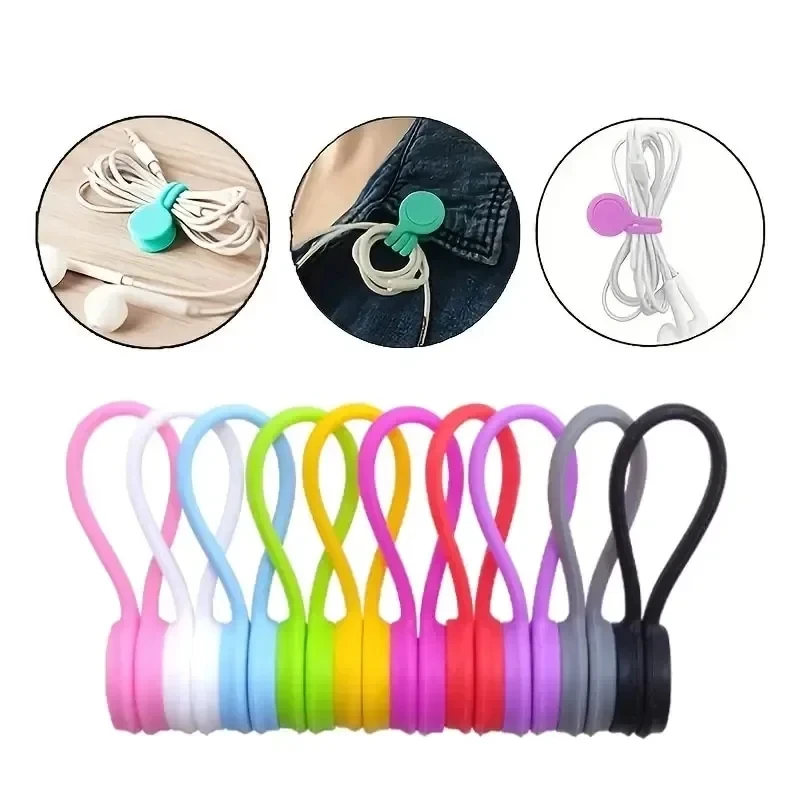 Cable Organizer Magnetic - 5/3/1 Buah Klip Pengatur Kabel Magnetik