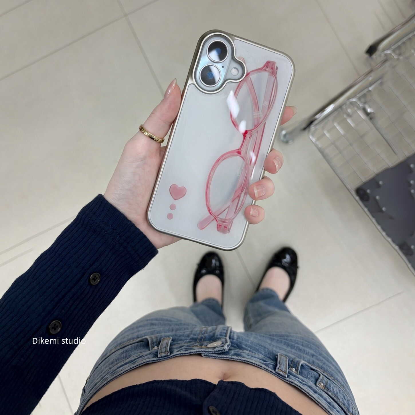 Phone Accessories For Girls - Casing HP Korea Gaya Cewek Pink