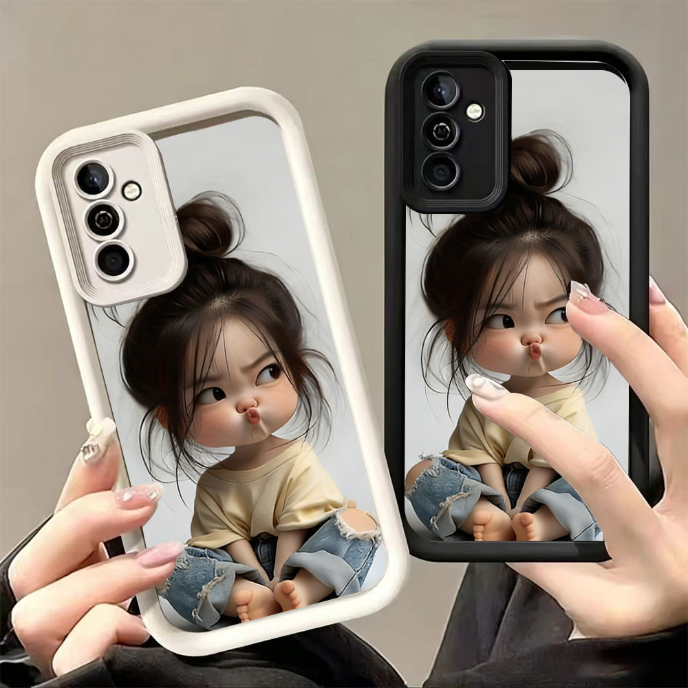 Phone Accessories For Girls - Casing Ponsel Silikon Tahan Benturan Motif
