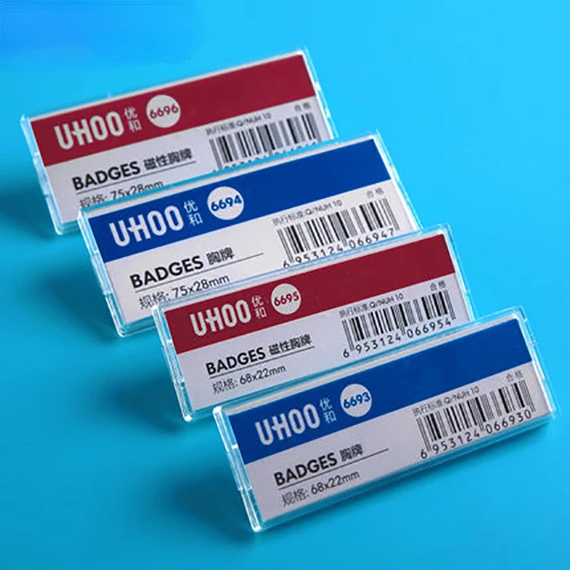 1 buah akrilik dada ID Tag nam - Phone Accessories Company ulasan dan harga