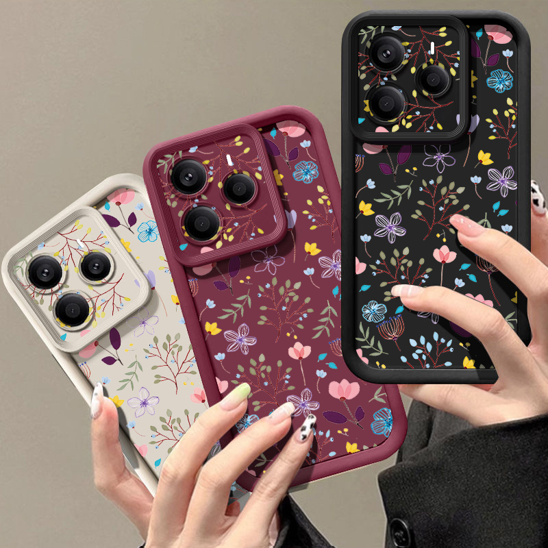 Casing Ponsel Pola Bunga Kecil - Xiaomi Redmi Note 13 ulasan dan harga