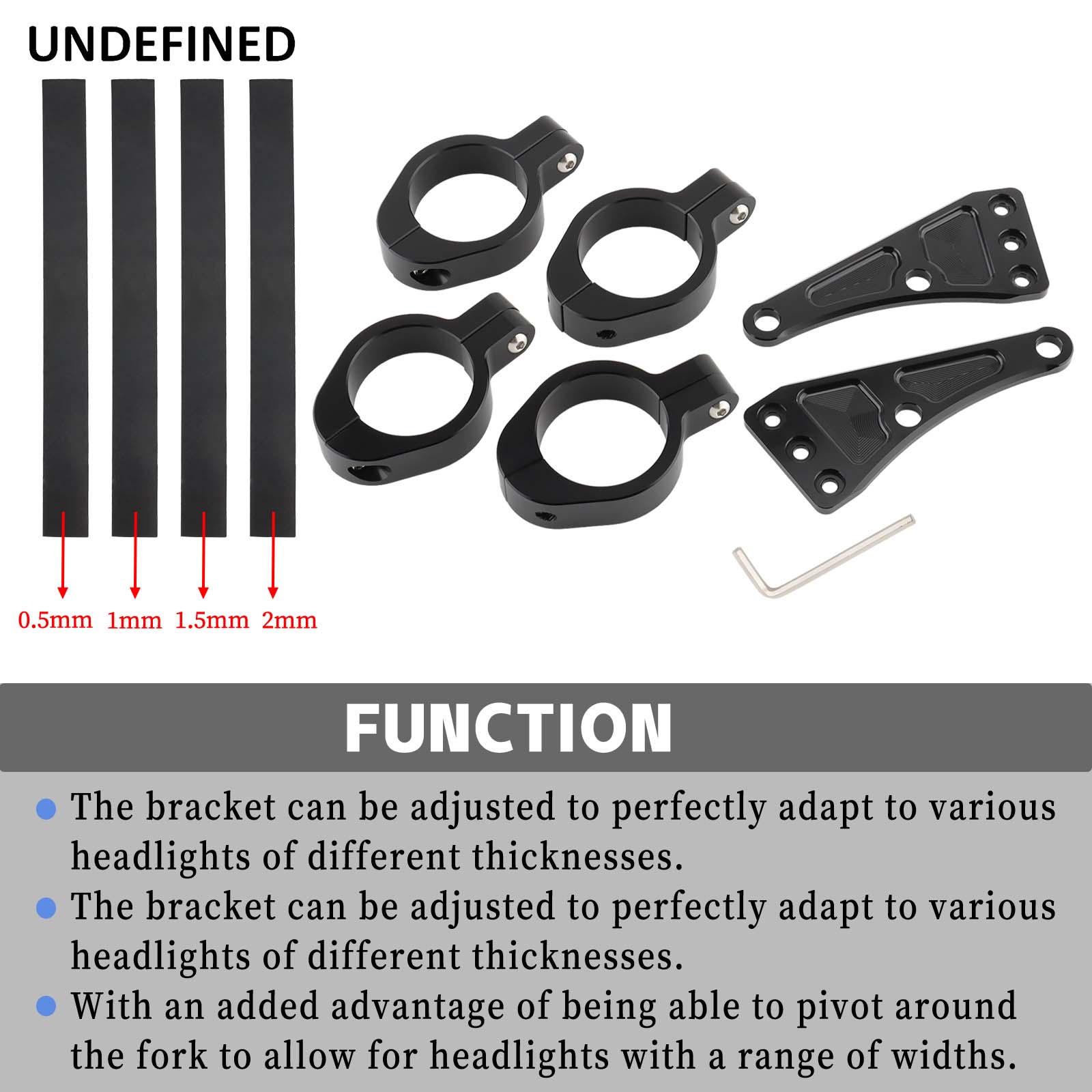 33mm-58mm dudukan lampu depan  - Phone Accessories Company ulasan dan harga