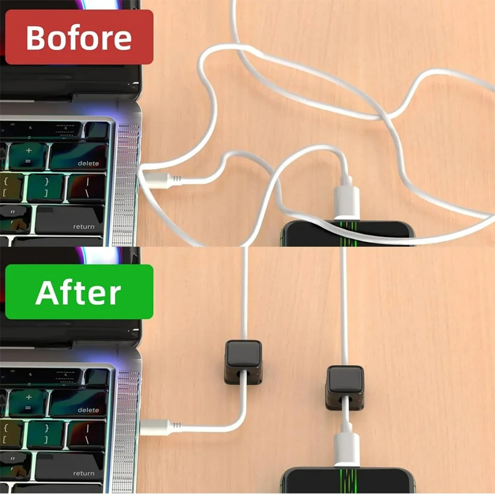 1/3/6 Buah Pengatur Kabel Magn - Cable Organizer Magnetic ulasan dan harga
