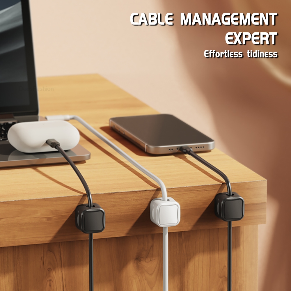 1/6/12 Buah Klip Kabel Magneti - Cable Organizer Magnetic ulasan dan harga