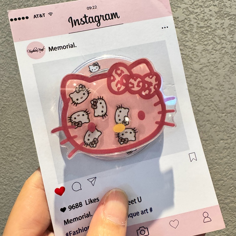 Fashion INS Kawaii Hello Kitty - Phone Accessories Popsocket ulasan dan harga