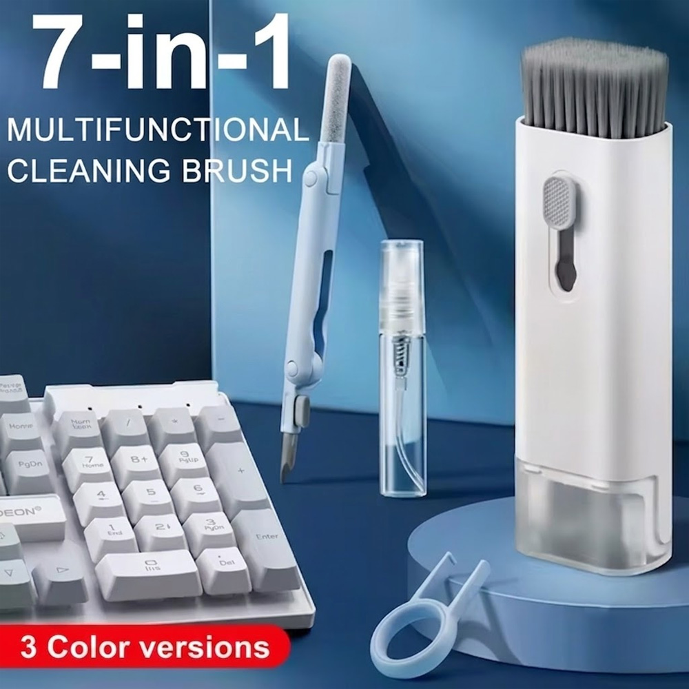 Kit Pembersih Keyboard 7-in-1  - Screen Cleaner Spray ulasan dan harga