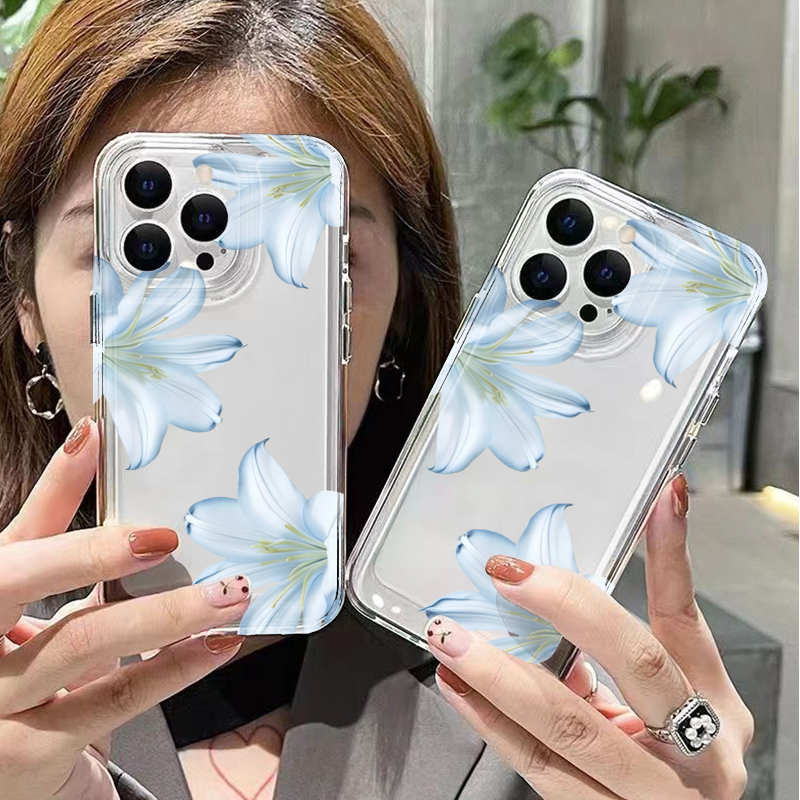 Casing Ponsel Bunga Lily Putih - X Phone Accessories ulasan dan harga