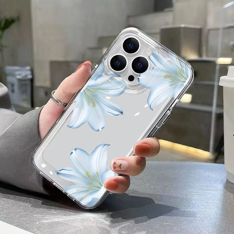 Casing Ponsel Bunga Lily Putih - X Phone Accessories ulasan dan harga