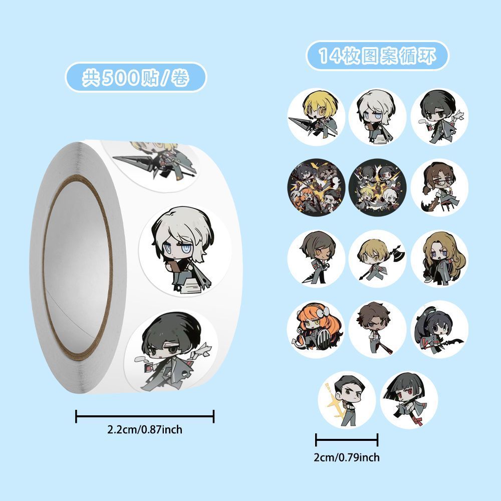500 Buah Stiker Anime Limbus C - Phone Accessories Company ulasan dan harga
